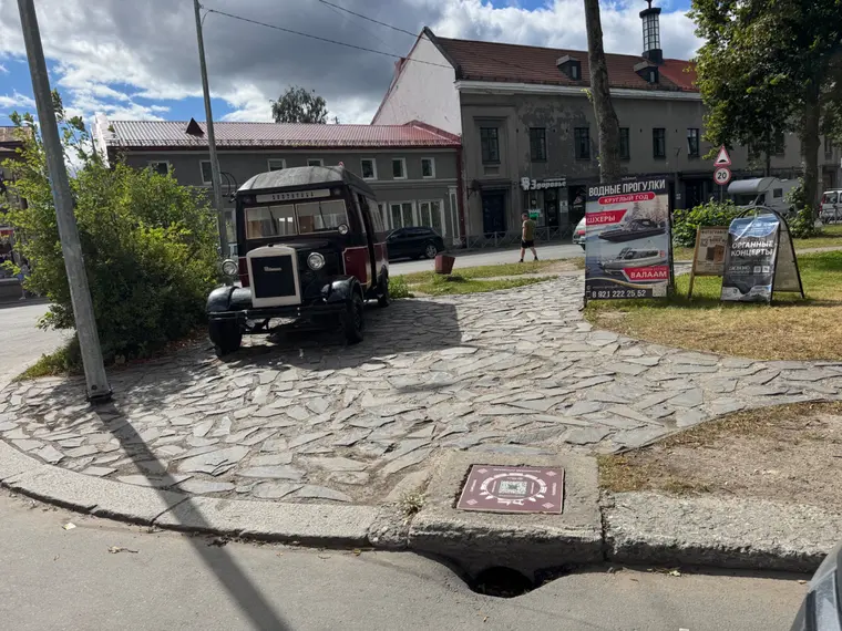 Художественный люк проекта в Сортавала